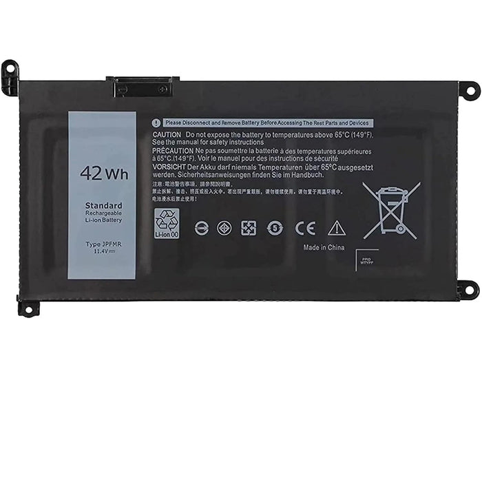 New Comaptible Dell Chromebook 3100 3400 5488 5493 5593 Battery JPFMR 42WH 16DPH 65N6H 7T0D3 07GDY 7MT0R DN33X RDNP5