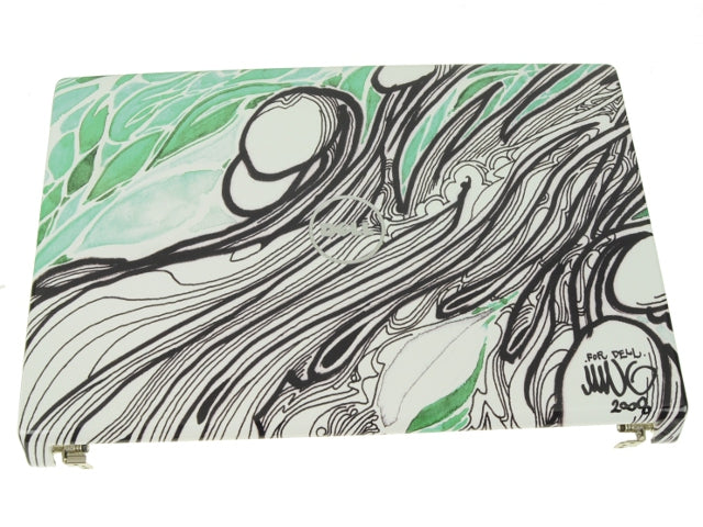 New Seaweed Dell OEM Studio 1555 1557 1558 15.6" LCD Back Cover Lid Top  Hinges JRP5H