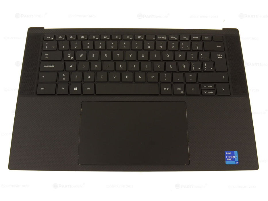 New SPANISH Dell OEM XPS 9510 Precision 5560 Touchpad Palmrest Keyboard Assembly JRXK8 RHFRN