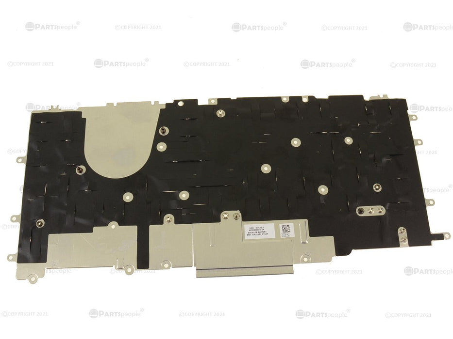 Used Dell OEM Latitude 7400 Laptop Keyboard Tray Support Bracket for Aluminum Palmrest  JV8VC