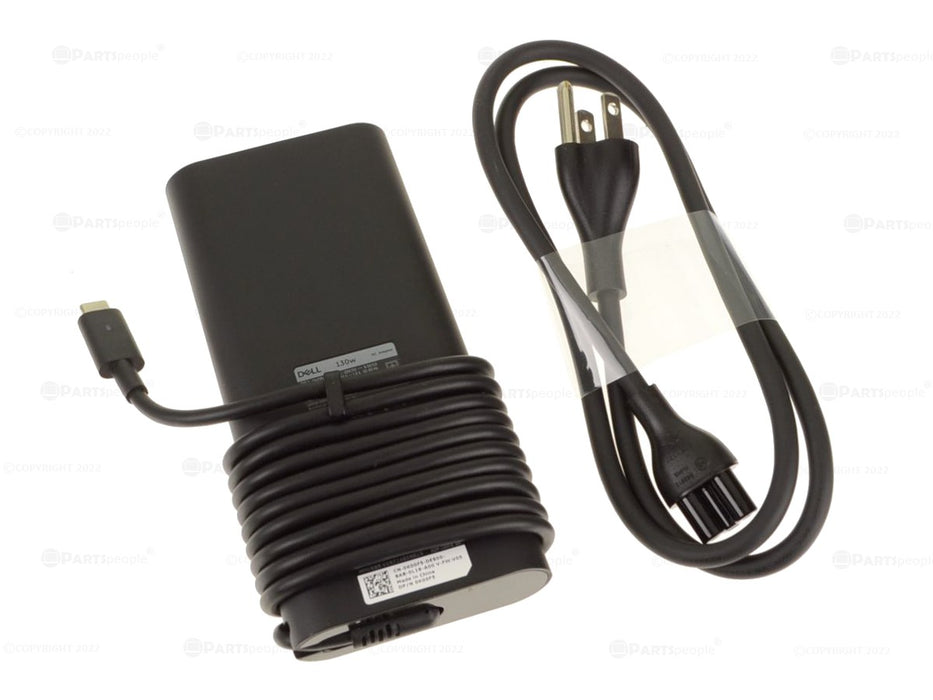 Used Dell OEM 130-watt AC Power Adapter  USB Type-C Connector 130 Watt K00F5