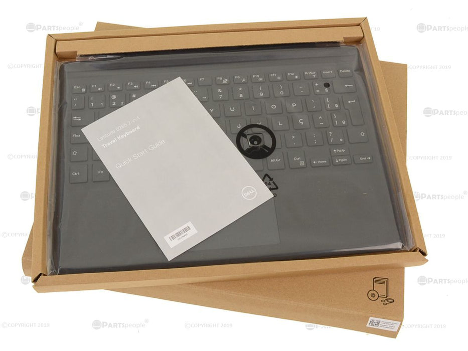New Brazilian Dell OEM Latitude 5285 5290 2-in-1 Tablet Travel Mobile Keyboard NKHR6