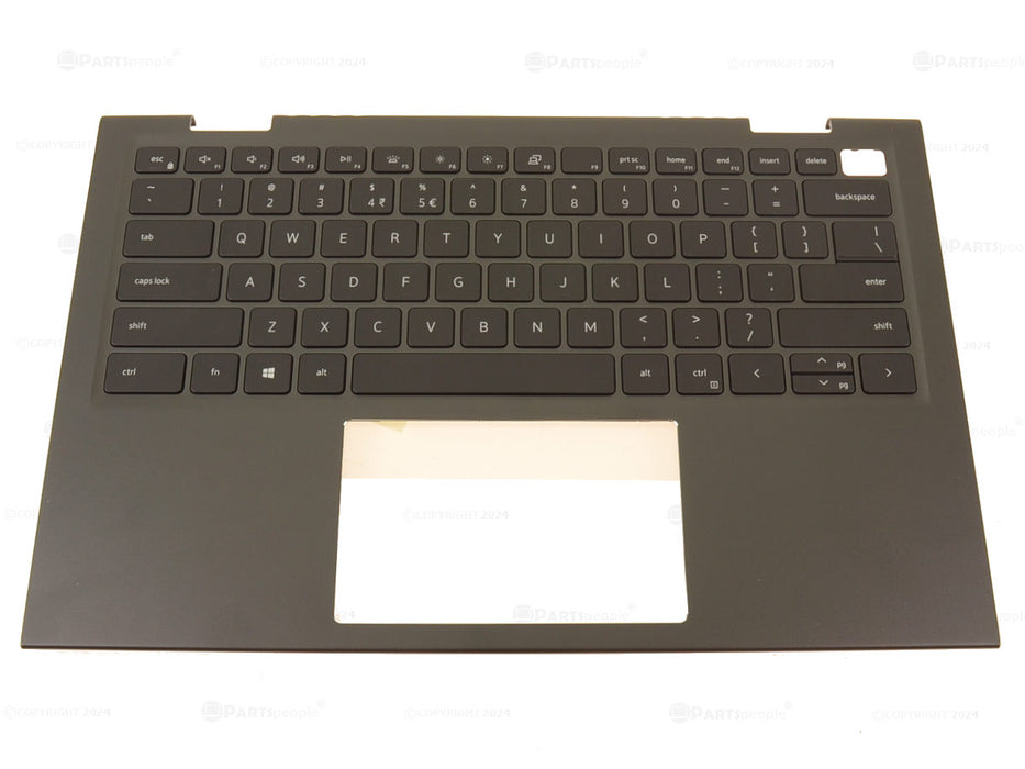 Nouvel ensemble clavier rétroéclairé Dell OEM Inspiron 7415 2-en-1 (repose-poignets) D7TNC K2PP2, international (États-Unis)