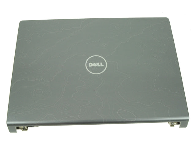 New New Dell OEM Studio 1535 1536 1537 15.4" LCD Back Cover Lid Top Plastic  Hinges K361D Graphite Grey  Black Trim K361D