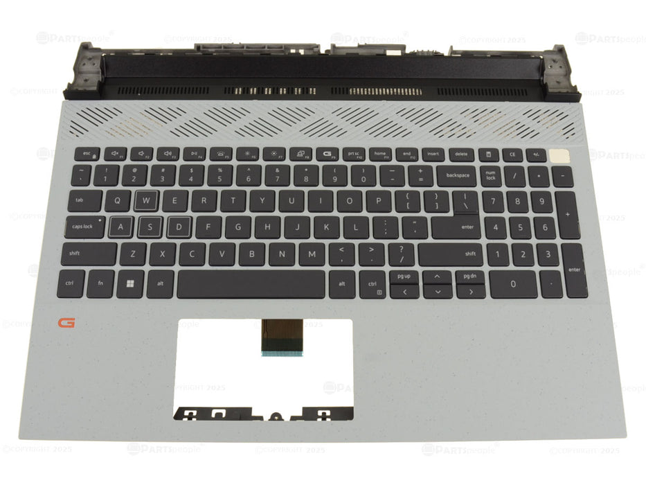 New Dell OEM G Series G15 5520 5521 5525 Palmrest Backlit 4-Zone Keyboard Assembly K6X42