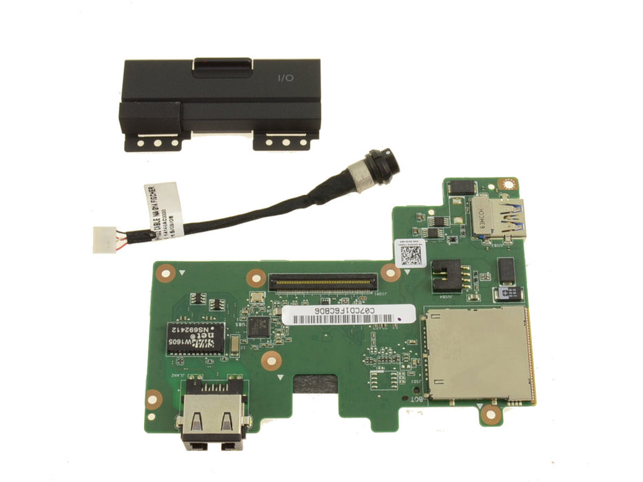 New Dell OEM Latitude 5414 Rugged USB SD Card Reader Fischer Circular Connector IO Kit K8T7V 6VKP4