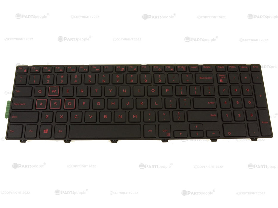 New Dell OEM Inspiron 5577 5576 Laptop Red Keyboard No BL K8X85