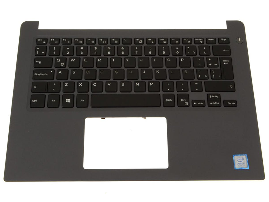 New Spanish Dell OEM Inspiron 7460 Palmrest Spanish Keyboard Assembly No TP K9GT3