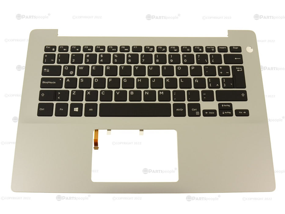 New SPANISH - Dell OEM Inspiron 14 (5485) Laptop Keyboard Palmrest Assembly - KGX0P