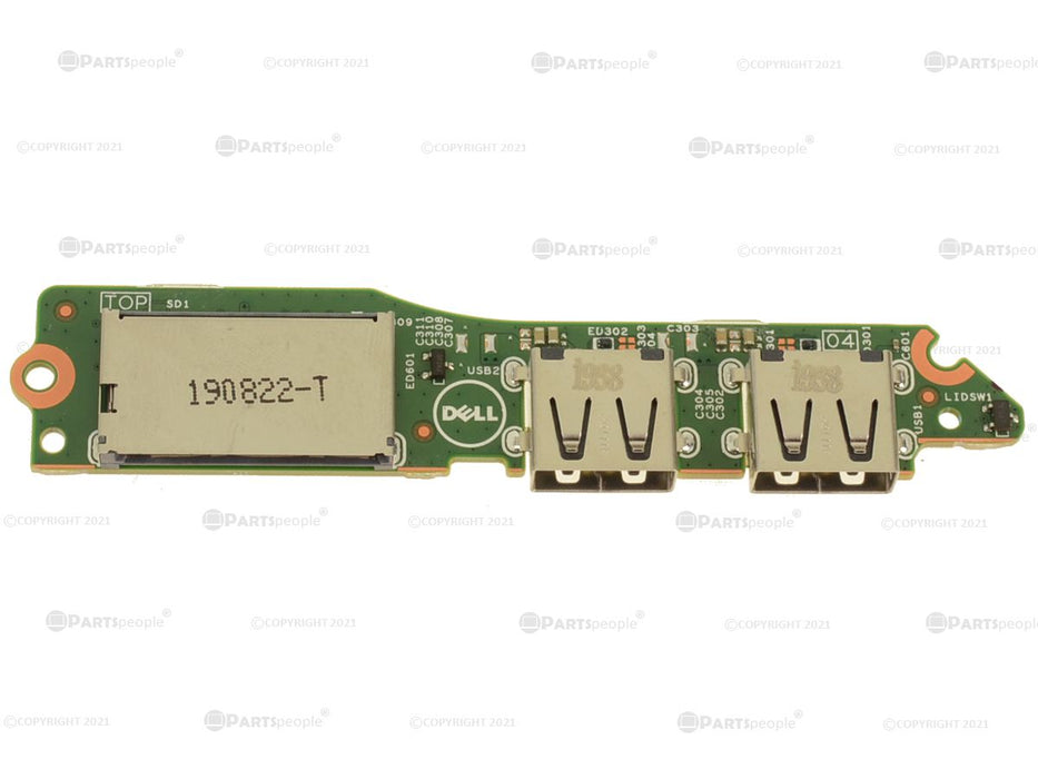 Refurbished Dell OEM G Series G3 3590 SD Card Reader USB Port IO Circuit Board KHGM9