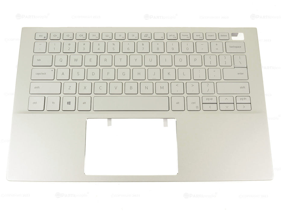 New Dell OEM Inspiron 5300 5301 Palmrest Backlit Keyboard Assembly Silver KJ8W0