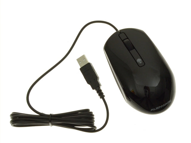 New Dell OEM Alienware 3-Button Gaming 1200dpi Laser Wired USB Mouse KKMH5