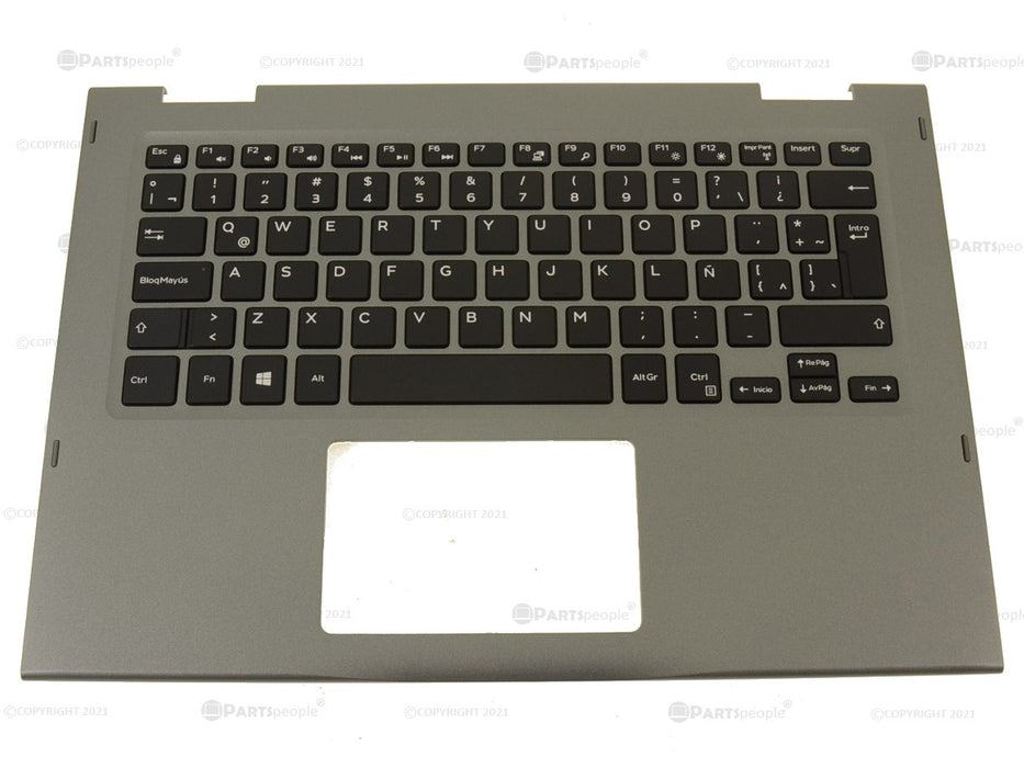 New New Spanish Dell OEM Inspiron 5379 2-in-1 Palmrest Keyboard Assembly No BL JCHV0 KM043