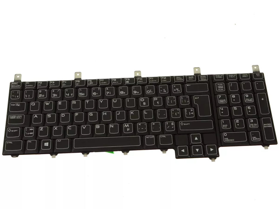 New Dell Alienware M17x R4 M17x-R4 Canadian Bilingual Keyboard CA 0KN9P0 KN9P0 NSK-D8G2M PK130FJ1A07 - LaptopParts.ca