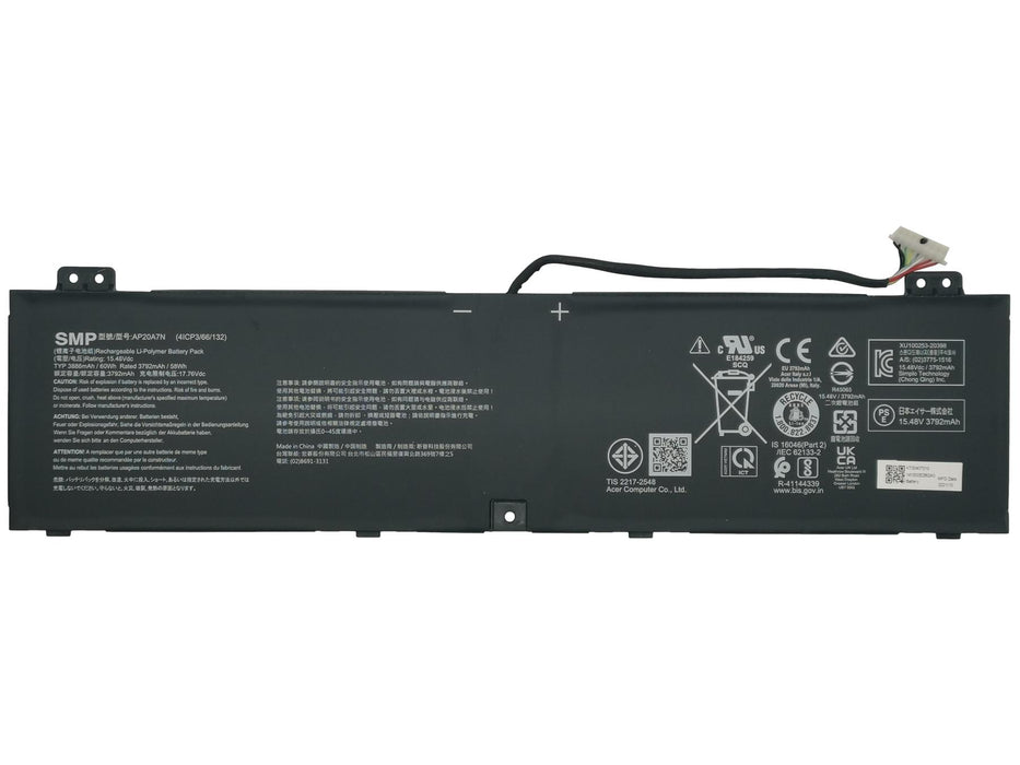 New Genuine Acer Predator Triton 300 SE PT314-51S Battery KT.00407.010 AP20A7N