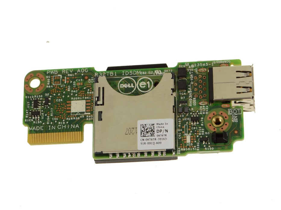 Refurbished Dell OEM PowerEdge Server FC430 USB Vflash SD Card Reader Board KT6TR