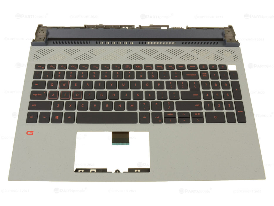 Refurbished Dell OEM G Series G15 5510 5511 5515 Palmrest Backlit Keyboard Assembly KTG62