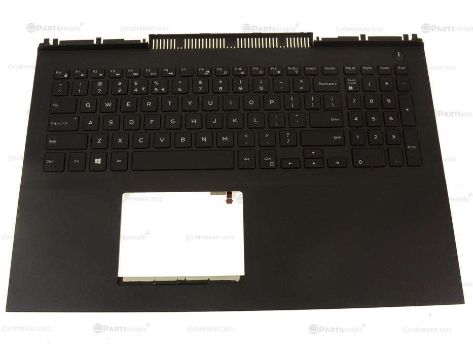 Refurbished US Intl Dell OEM Inspiron 7567 7566 Palmrest Backlit Keyboard Assembly MDC8K KX8XW