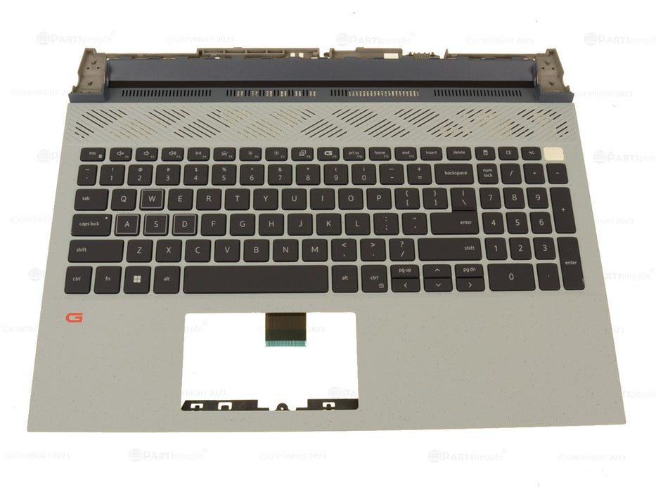 New Dell OEM G Series G15 5510 5511 5515 Palmrest RGB 4-Zone Backlit Keyboard Assembly KYNWY