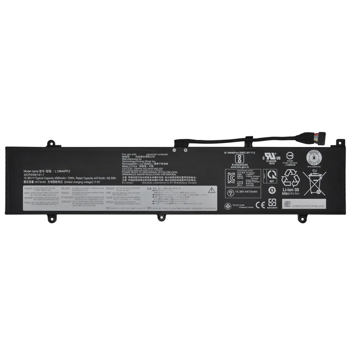 New Compatible Lenovo S750-15 Yoga Slim 7 5B10X18187 5B10X18188 L19C4PF2 L19M4PF2 Battery 70WH