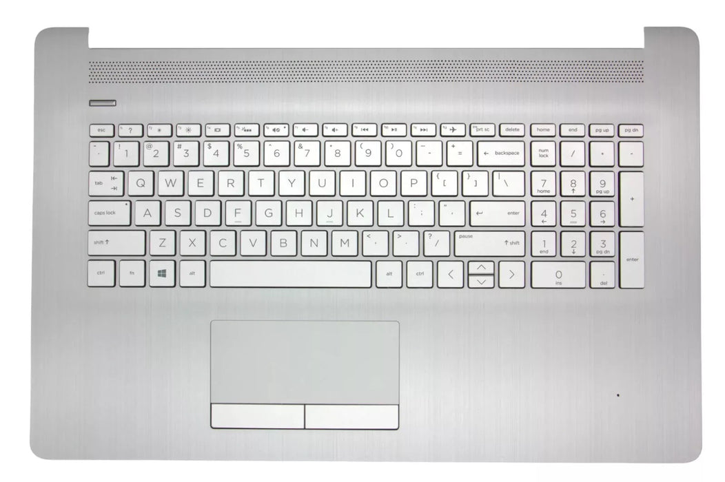 New HP 17-BY 17-CA Palmrest With non-backlit US Keyboard Without ODD with PTP Touchpad L92785-001