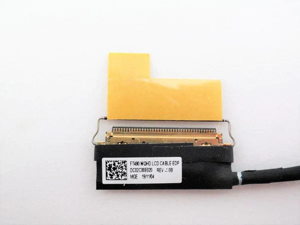 New Lenovo ThinkPad T490  LCD LED EDP Display Video Screen Cable 02HK975 2HK975 DC02C00E010 DC02C00E020 - LaptopParts.ca