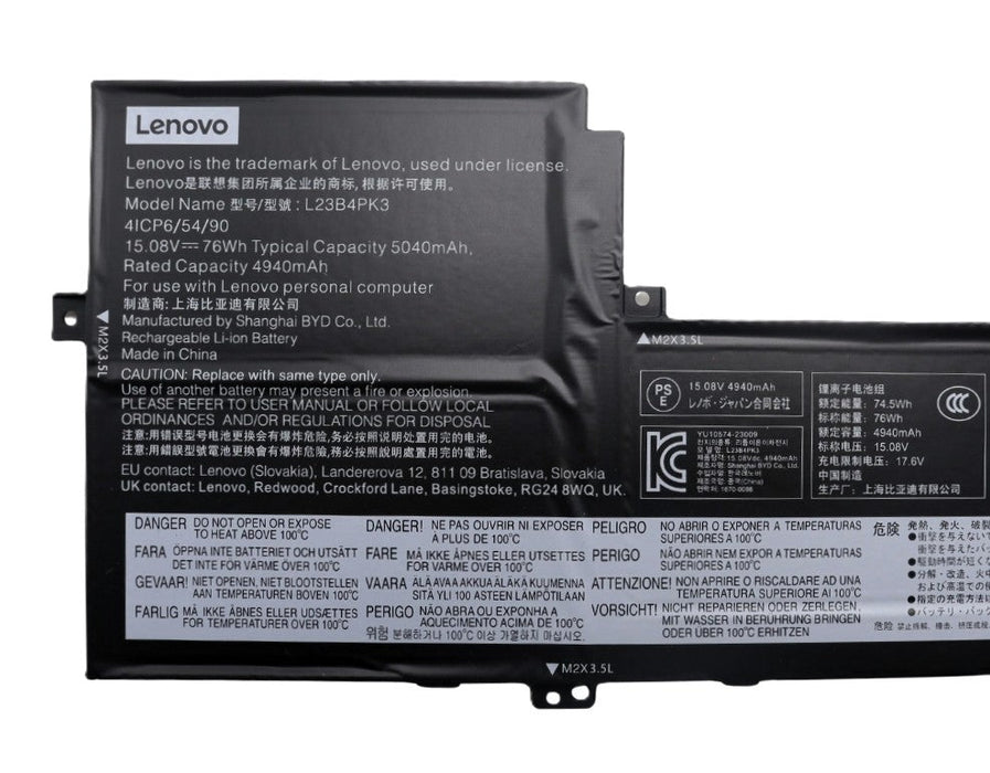 New Genuine Lenovo IdeaPad Slim 5-16AHP9 5-16IMH9 5-16IRU9 Battery L23D4PK3 L23B4PK3 L23C4PK3
