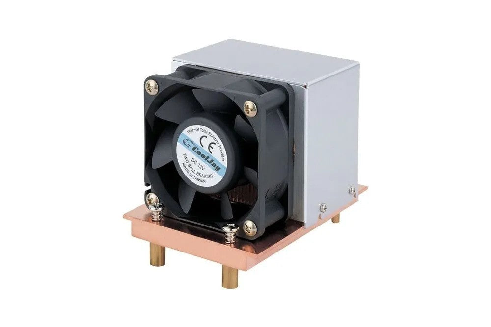 New LGA771 Server Cooler 2U Copper Heatsink Cooling Fan PWM