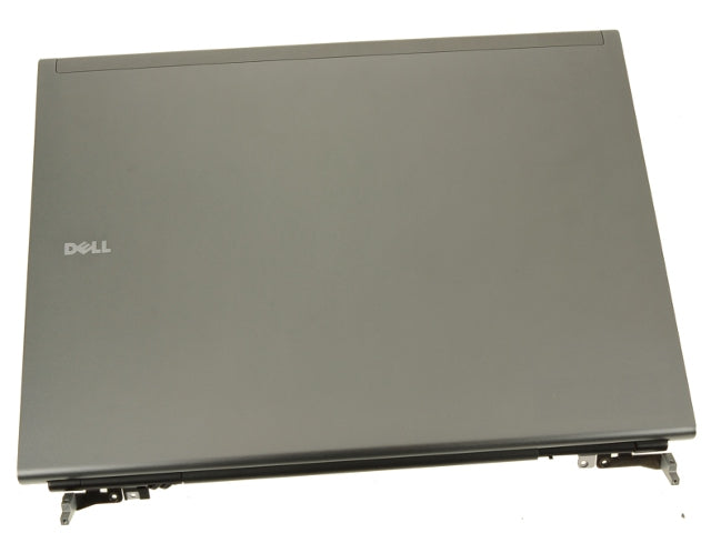 New Dell OEM Precision M6400 17" LCD Back Cover Lid Assembly  Hinges M169F J42J1