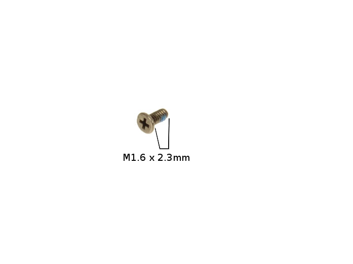 Used Single Replacement Screw for Dell OEM Venue Latitude Inspiron Precision XPS M1.6 x 2.3mm