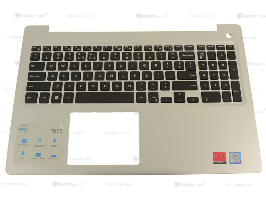 Refurbished US Intl Dell OEM Inspiron 5570 5575 Palmrest Keyboard Assembly No TP 427X9 M1FJK