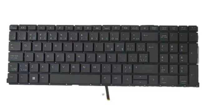 New HP ProBook 450 G8 455 G8 Series Canadian Bilingual Keyboard Black no frame Backlit M21742-DB1 - LaptopParts.ca