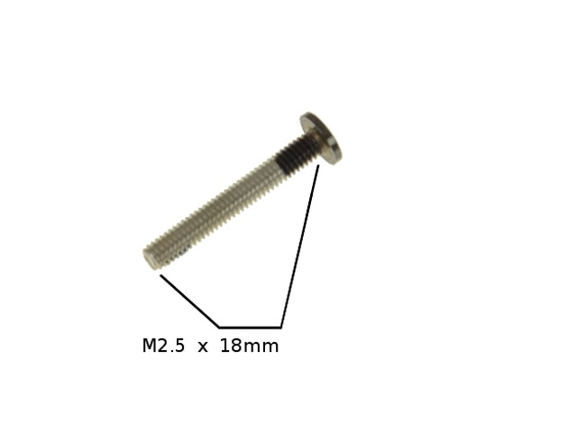 Used Single Replacement 2.5mm x 18mm Screw for OEM Alienware Laptops M2.5 x 18mm