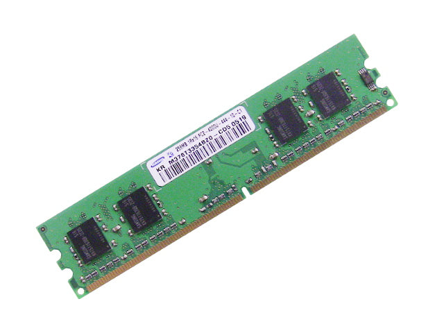 Used Dell OEM DDR2 533Mhz 256MB PC2-4200U Non-ECC RAM Memory Stick M378T3354BZ0-CD5