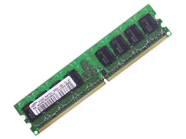 Used Dell OEM DDR2 400Mhz 512MB PC2-3200U Non-ECC RAM Memory Stick M378T6553BG0-CCCDS