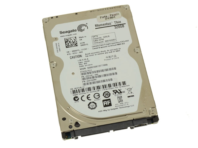 Used Seagate Momentus 320gb SATA Laptop Hard Drive 3Gb/s 5400rpm 7mm M4VY5