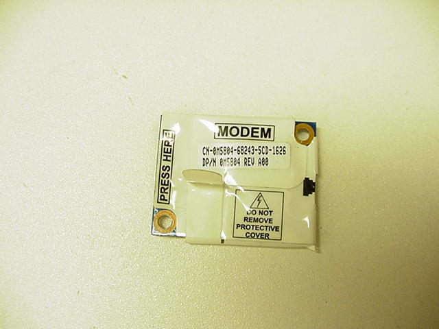 Used Dell OEM Internal 56k Internal Mini Modem Card M5804