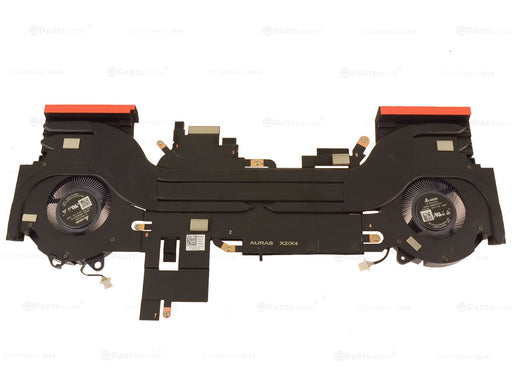Used Dell OEM G Series G15 5530 CPU Graphics Cooling Heatsink Fan Assembly RTX 4050 4060 R3WFM - LaptopParts.ca