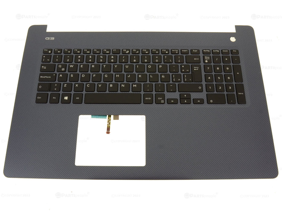 New Spanish Dell OEM G Series G3 3779 Palmrest Keyboard Assembly  Spanish KB MDPK7