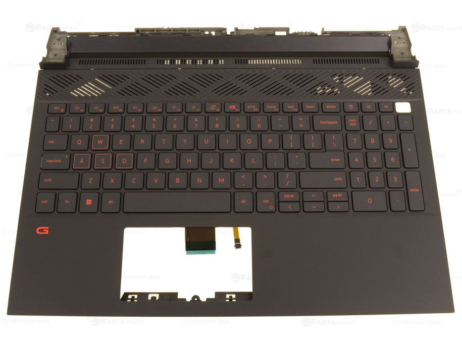 New Dell OEM G Series G15 5520 5521 5525 Palmrest Backlit Keyboard Assembly MF33N PRY1W