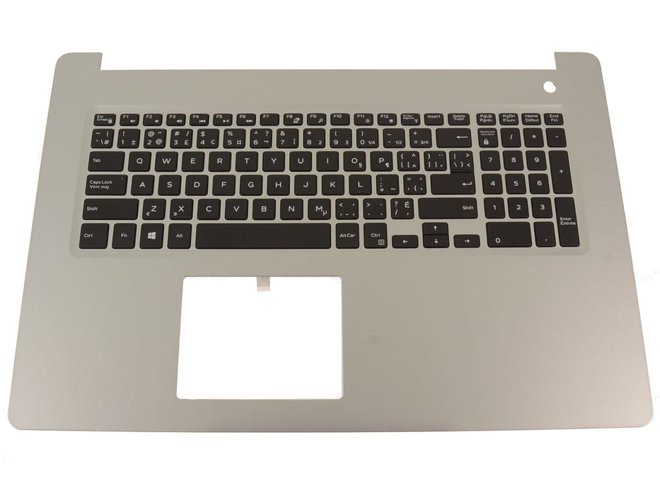 New French English Dell OEM Inspiron 5770 5775 Palmrest Keyboard Assembly FR-ENG MGGJG - LaptopParts.ca