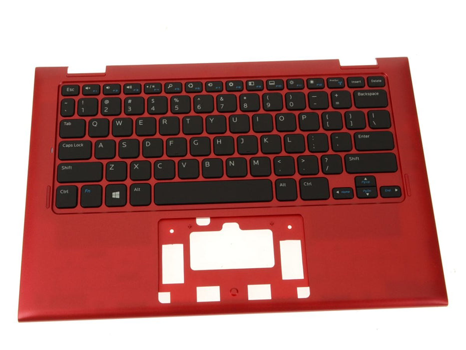 New Red Dell OEM Inspiron 3157 3158 Keyboard Palmrest Assembly No TP MKGV7