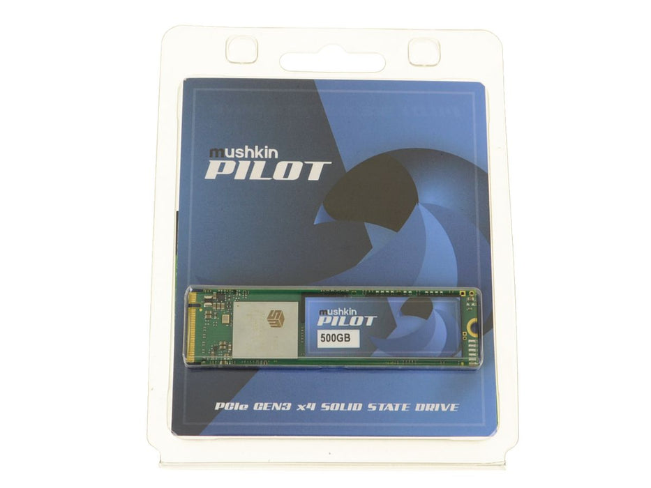 New New Mushkin Pilot 500GB NVMe PCIE SSD Hard Drive M.2 2280 Card 500GB