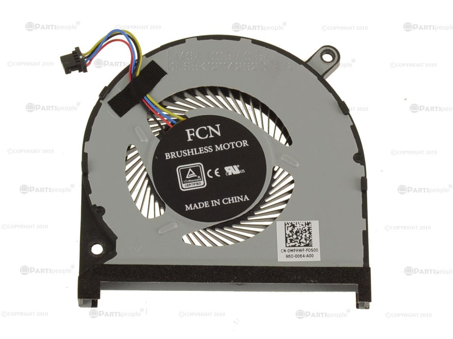 Used Dell OEM Vostro 15 7590 CPU Processor Cooling Fan MPHWF