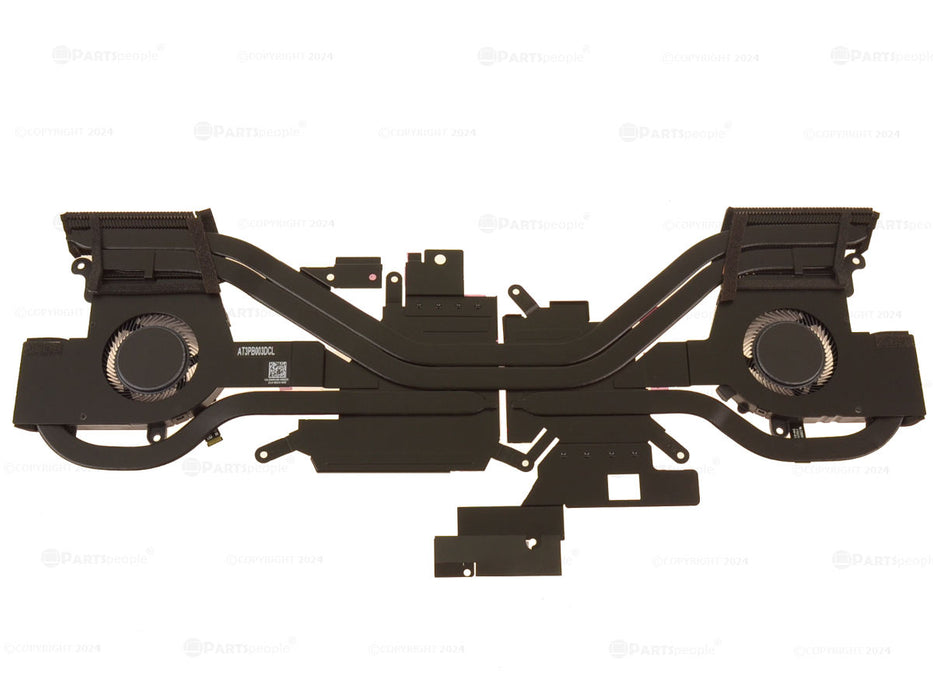 New OEM Alienware x14 R1 CPU Graphics Cooling Heatsink Fan Assembly RTX 3060 MRV4R