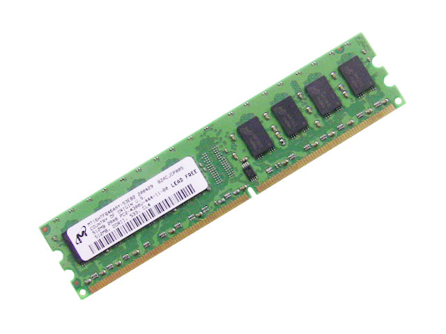 Used Dell OEM DDR2 533Mhz 512MB PC2-4300U Non-ECC RAM Memory Stick MT16HTF6464AY-53EB2