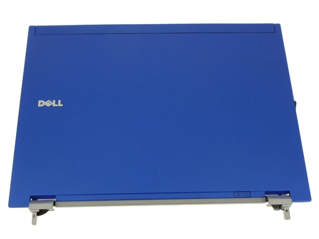 Refurbished Dell OEM Latitude E6400 14.1"  BLUE LCD Back Cover Lid Assembly  Hinges For LED WXGA Display  MT651