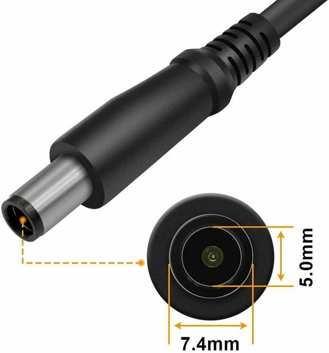New Compatible Dell Laptop Charger 90 Watt AC Power Adapter 7.4mm Tip MV2MM TK3DM