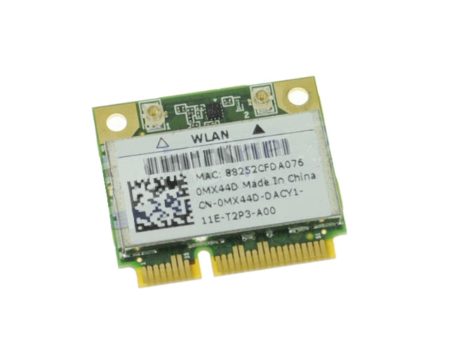 Used Dell OEM Inspiron Mini Duo 1090 Atheros Draft N Wireless WiFi 802.11 b/g/n  BlueTooth Half-Height Mini-PCI Express Card MX44D