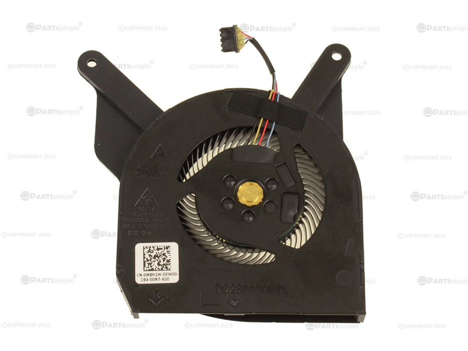 Used Dell OEM Latitude 5400 CPU Cooling Fan Integrated Intel Graphics UMA MXH2W